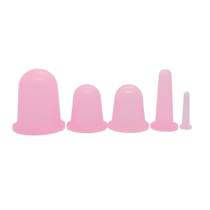 Silikon Masaj Kupası 5li - PEMBE